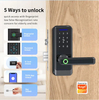 Smart Digital Handle Lock with Fingerprint Password and Tuya Function