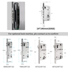 2024 New Product 6085 Mortise Luxury Matt Black Automatic 9 Languages 3D Face Recognition Smart Door Lock