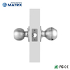 2025 New Model Tuya APP Fingerprint Digital Round Knob Ball Door Lock