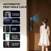 2024 New Product 6085 Mortise Luxury Matt Black Automatic 9 Languages 3D Face Recognition Smart Door Lock