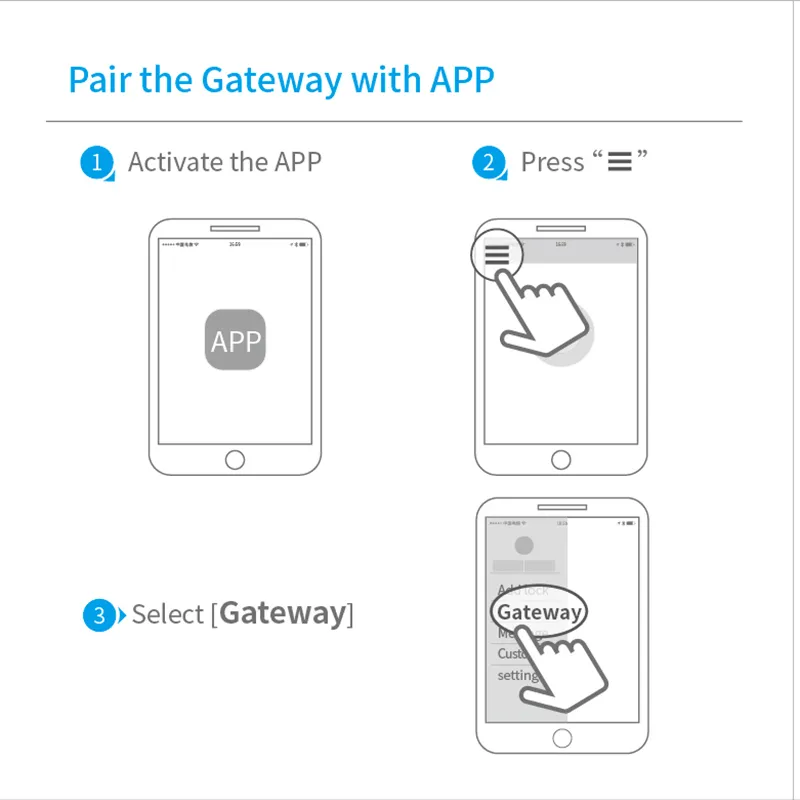 Smart Door Lock WiFi Ttlock Gateway