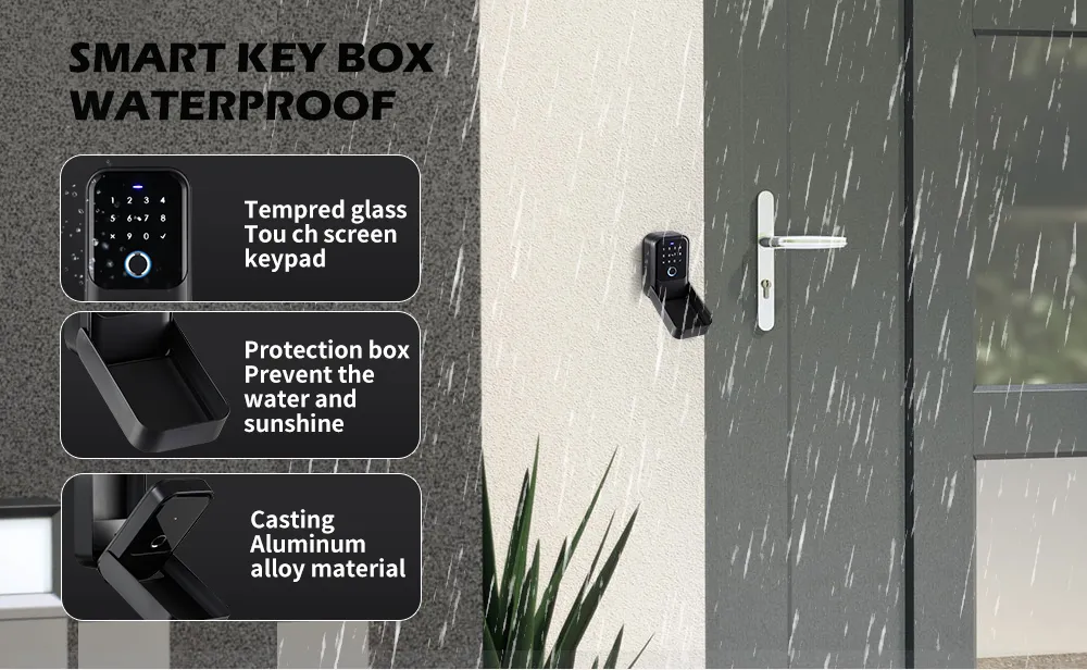 2023 New Smart Fingerprint Key Box with Ttlock