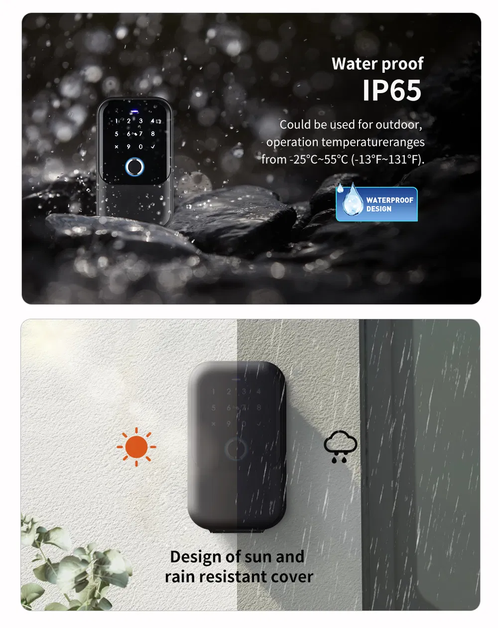 2023 New Smart Fingerprint Key Box with Ttlock