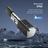 Upgraded IP66 Tuya APP Fingerprint Password Smart Cylinder Lock