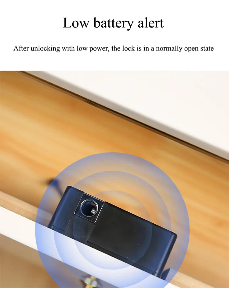 Ttlock APP RFID Locker Lock Cabinet Hidden BLE Drawer Lock