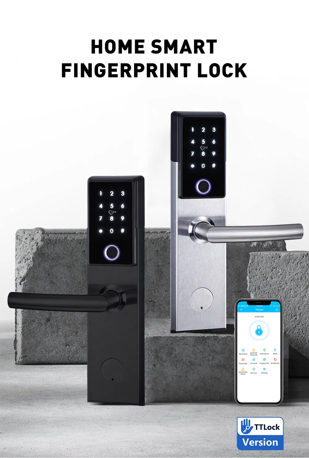 Fingerprint Ttlock Electronic Digital Lock