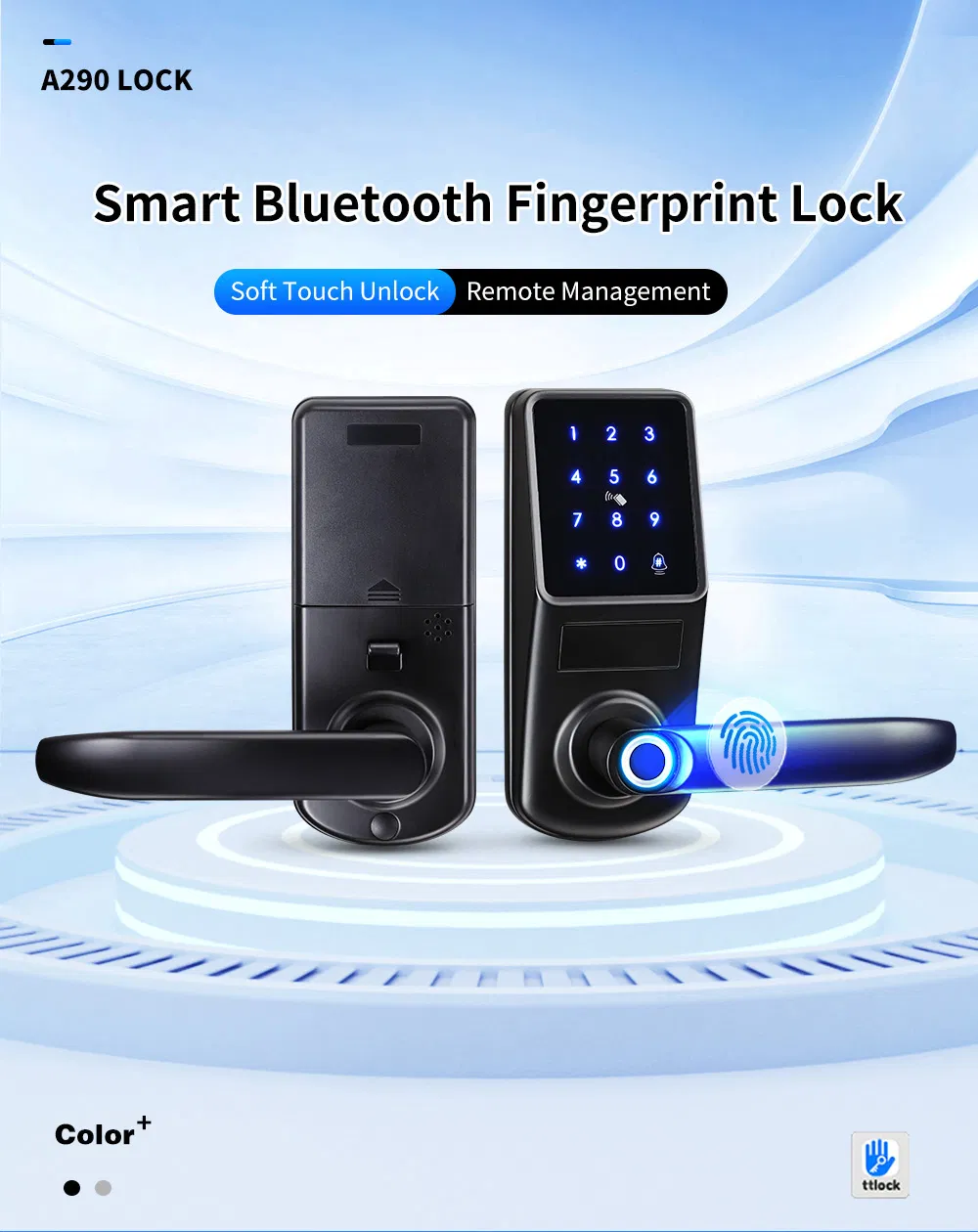 Tuya Intelligent Home Fingerprint Lock Apartment Tt Lock Applet
