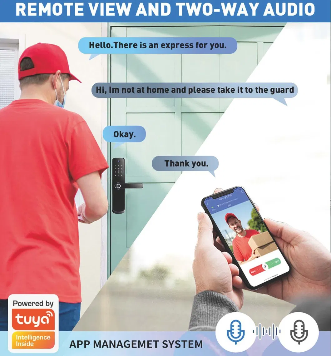 Tuya Smart Electronic Lock with Camera Electronic Cat Eye