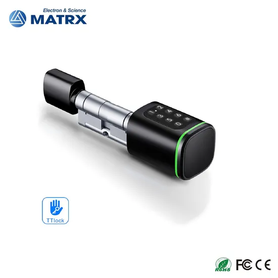Smart Cylinder with Ttlock APP Adjustable Cylinder Size Electronic Password Smart Lock