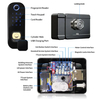 Intelligent Rental Apartment Waterproof Ttlock Tuya Optional Security Rim Lock