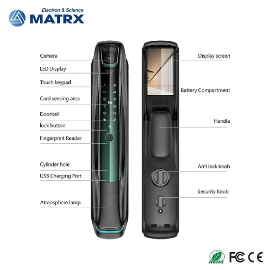 High Security Intelligent Biometric Tuya WiFi 3D Face ID Lock