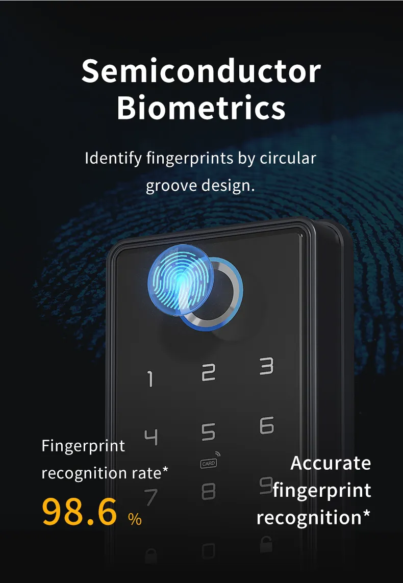 Smart Tuya APP Automatic Electronic Deadbolt Door Locks