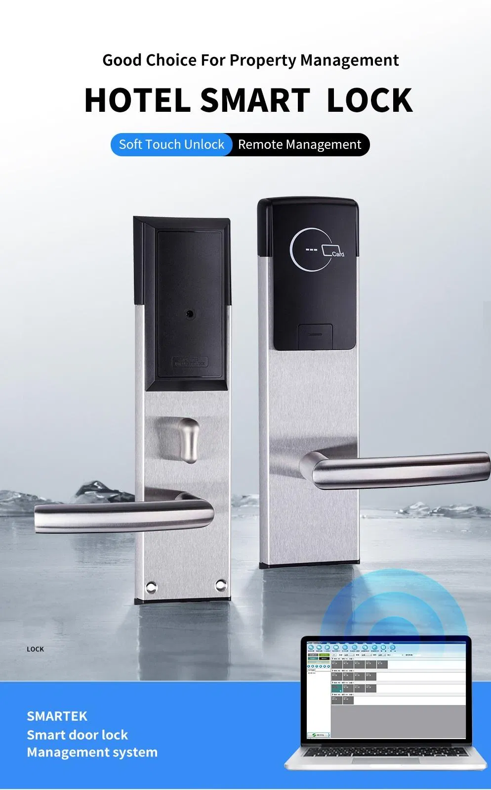Hot Sale Electronic Security Safes Smart RFID Key Card Hotel Door Lock