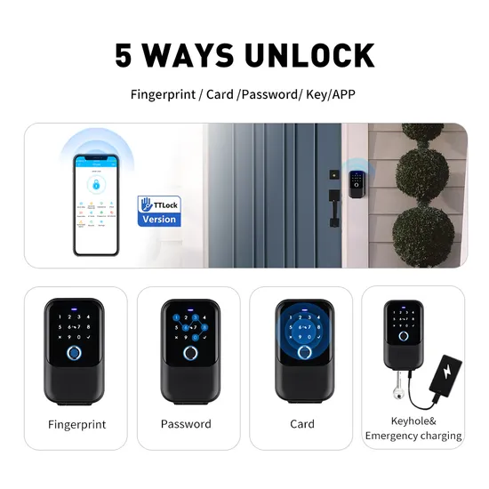 2023 New Smart Fingerprint Key Box with Ttlock