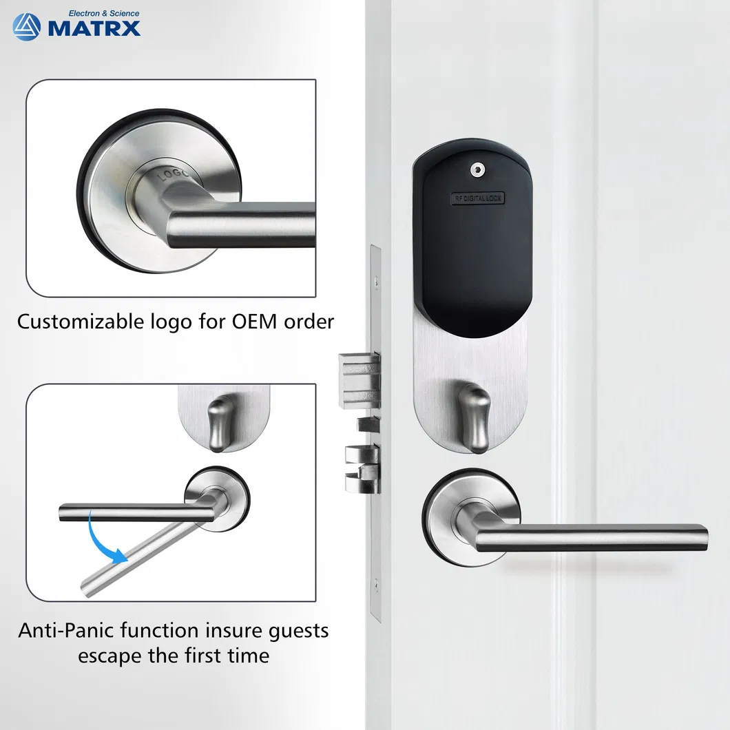 Smart Split Security Control System Electronic RFID Card Digital Hotel Key Card Lock