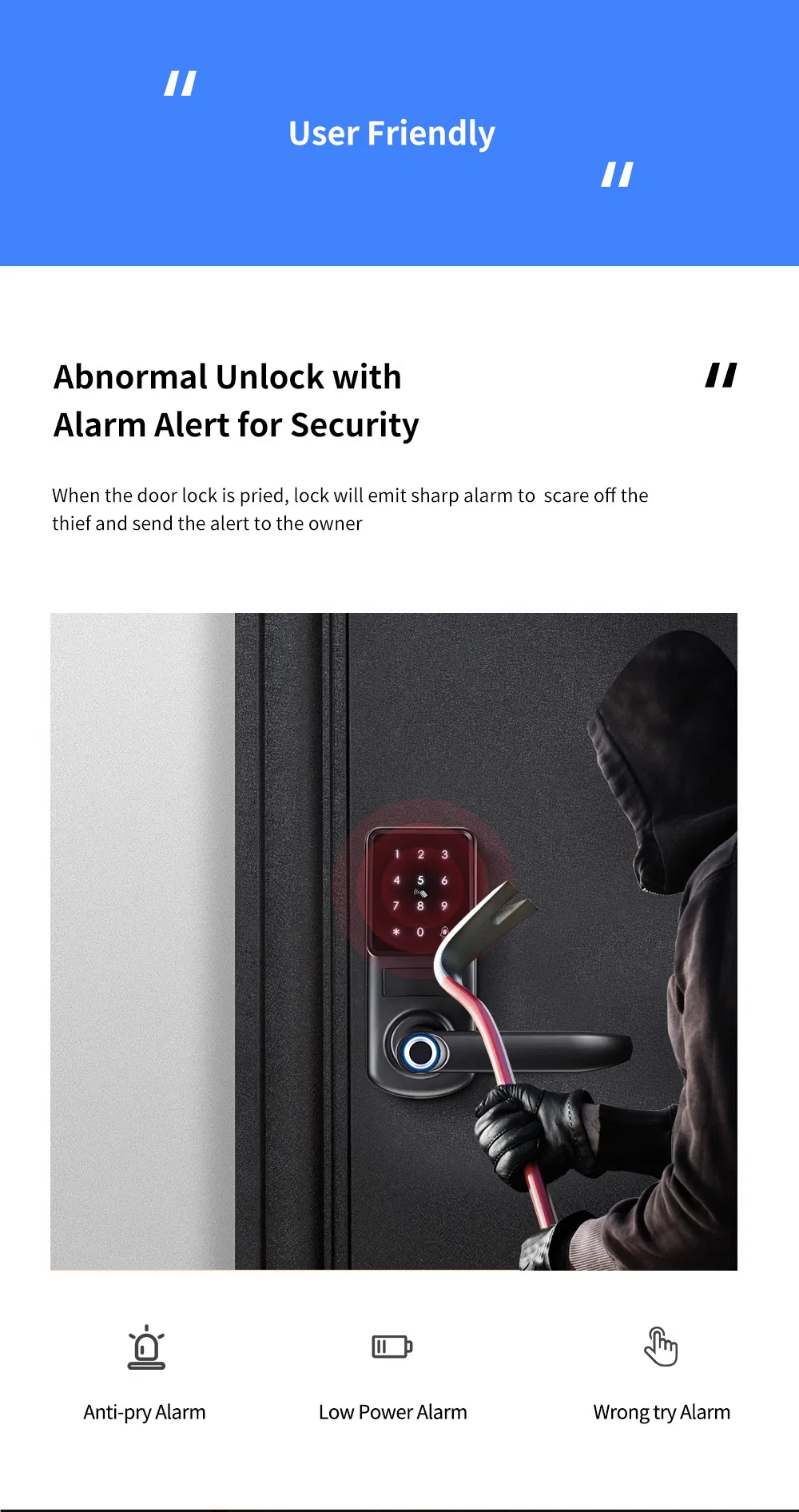 Tuya Intelligent Home Fingerprint Lock Apartment Tt Lock Applet