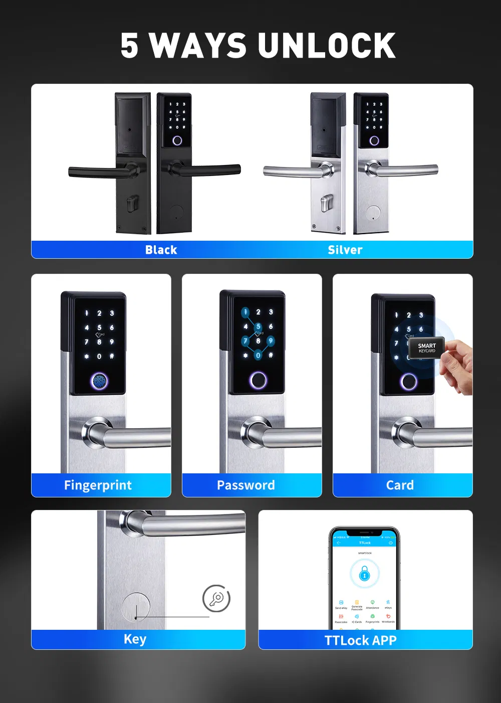 Fingerprint Ttlock Electronic Digital Lock