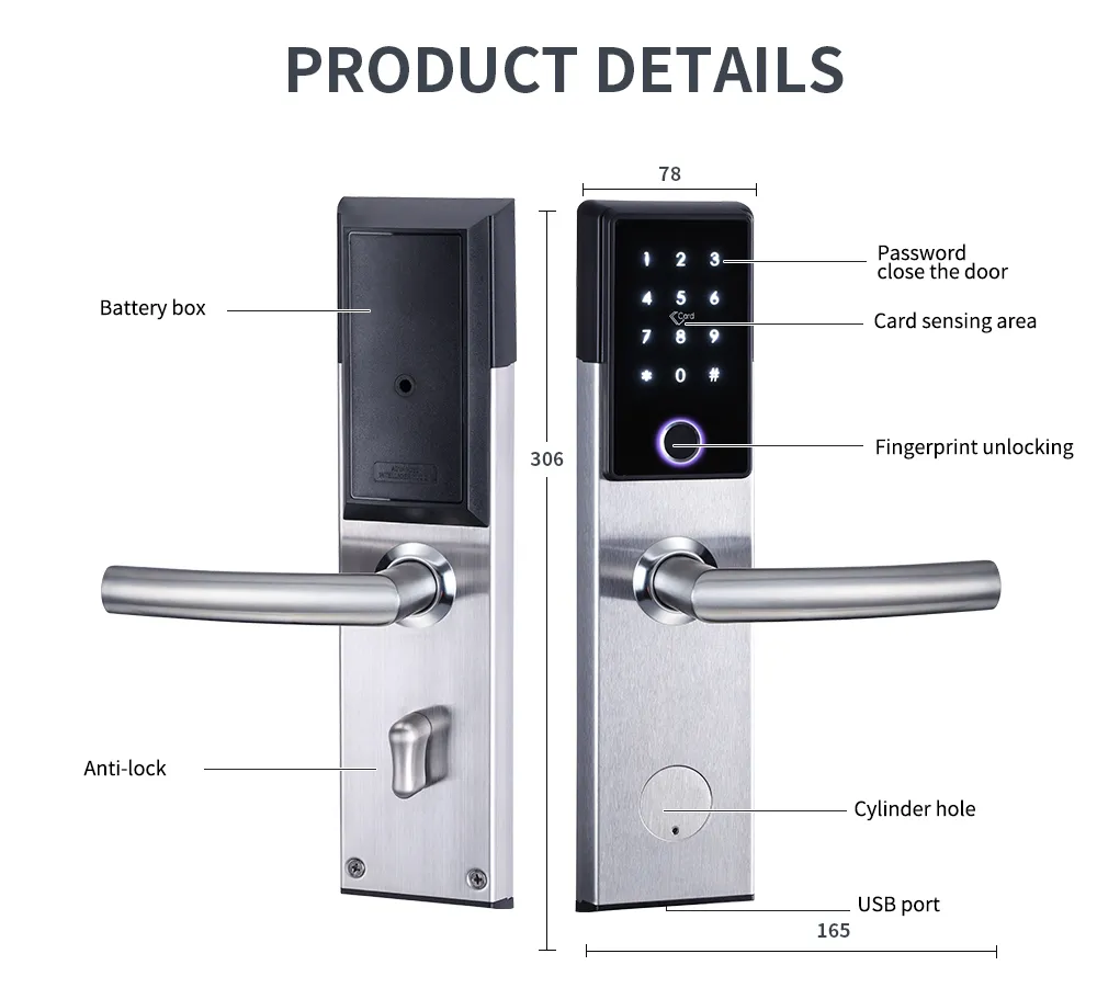 Fingerprint Ttlock Electronic Digital Lock