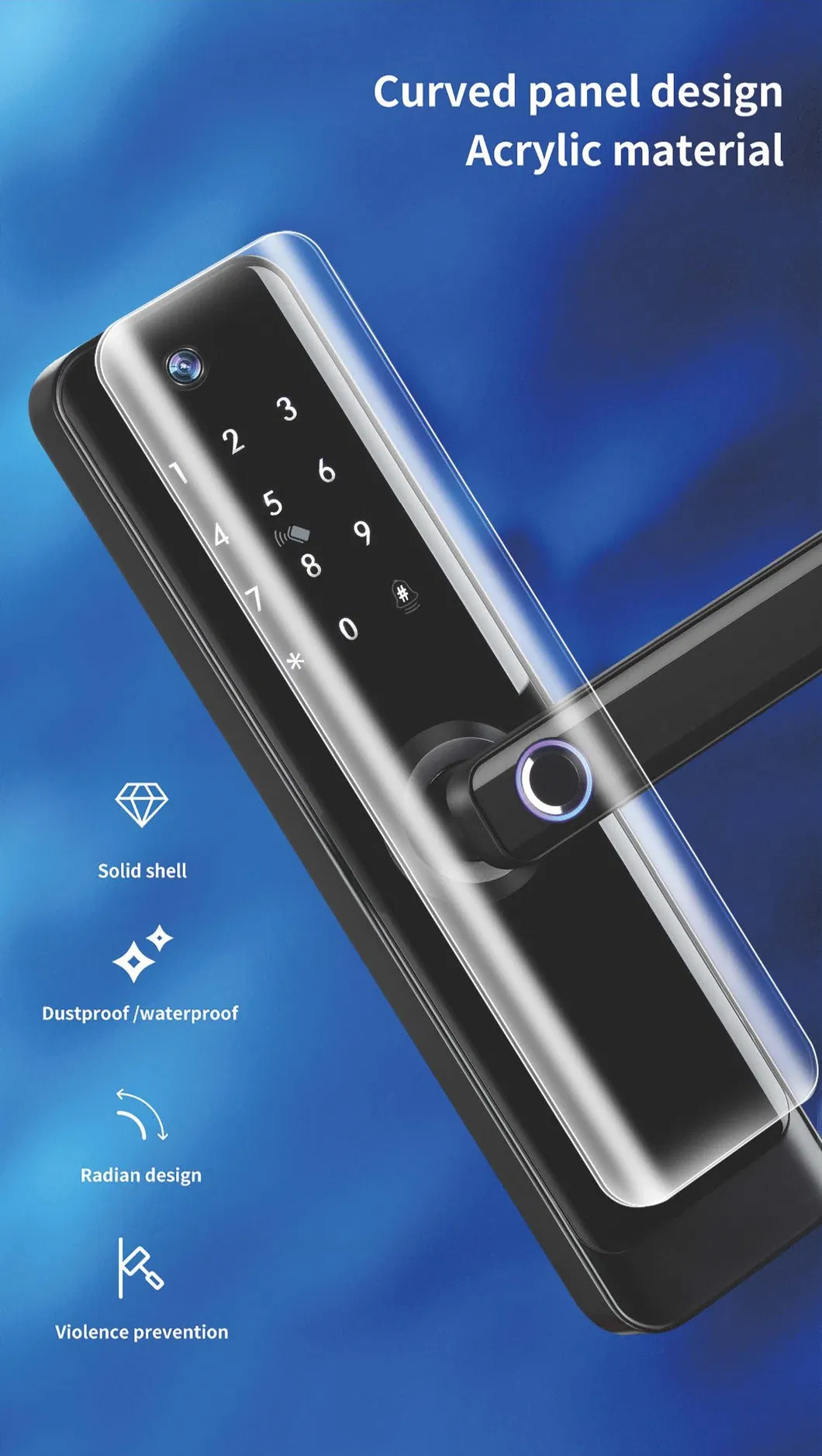 Tuya Smart Electronic Lock with Camera Electronic Cat Eye