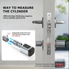 Digital Biometric Fingerprint and Password Intelligent Cylinder Smart Lock with Ttlock APP