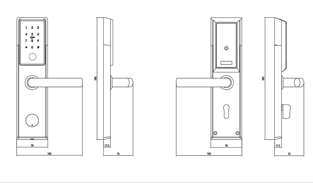 Fingerprint Ttlock Electronic Digital Lock