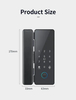 Tuya - System Smart Glass Door Lock with Password and Fingerprint Unlocking Functions