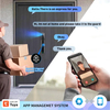 2024 New Product 6085 Mortise Luxury Matt Black Automatic 9 Languages 3D Face Recognition Smart Door Lock