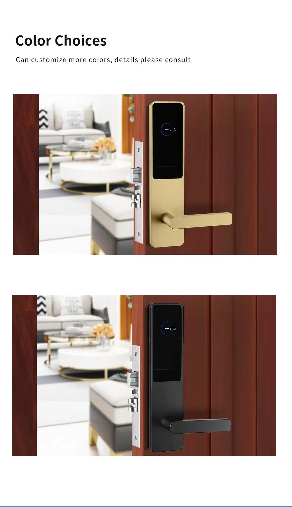 High Quality Electronic Keyless Digital Hotel Smart Key Card Door Lock