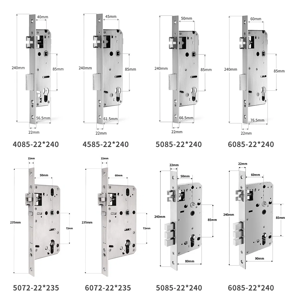 Tuya APP Adjustable Cylinder Size Waterproof Smart Cylinder Lock