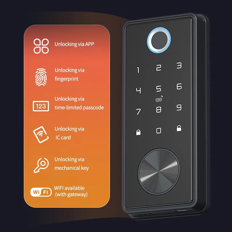 Smart Tuya APP Automatic Electronic Deadbolt Door Locks