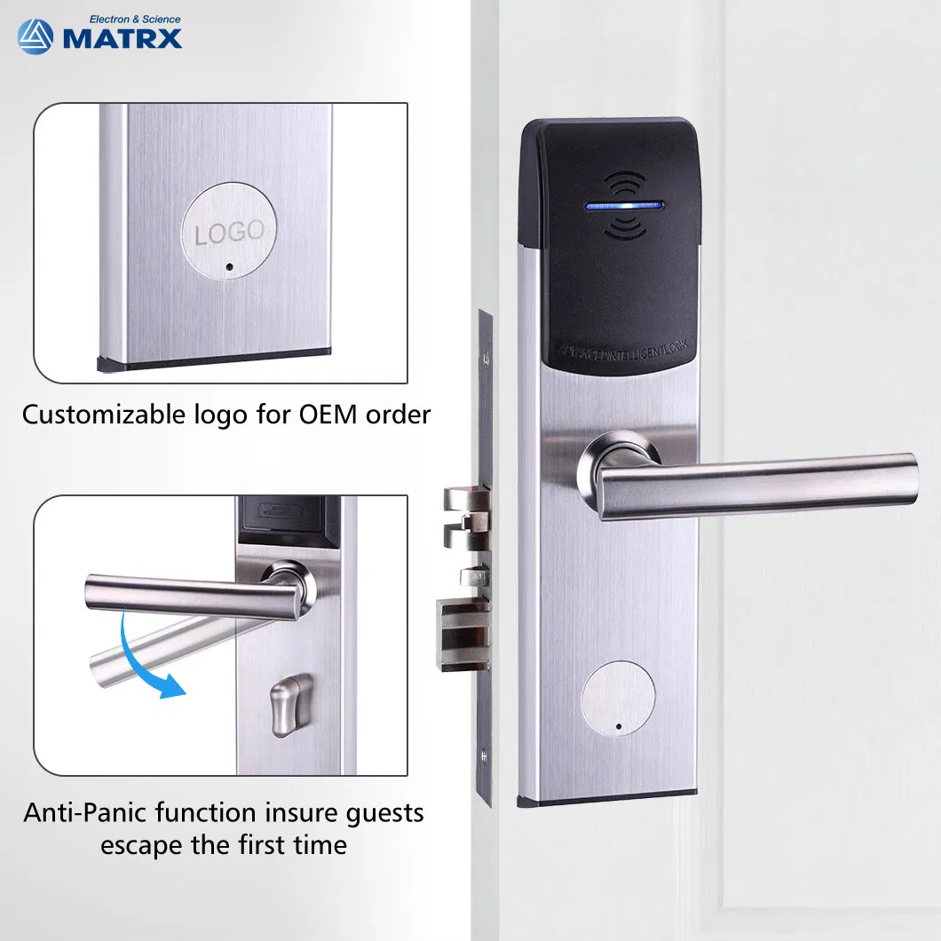 China Supplier Hotel Keyless RFID Hotel Door Lock Customized Product