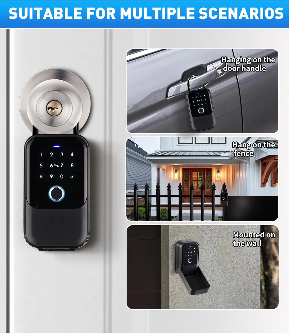 2023 New Smart Fingerprint Key Box with Ttlock