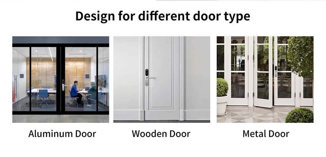 2023 304 Stainless Steel Smart Door Lock with Ttlock APP