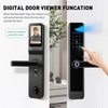 Fingerprint Tuya Smart Digital Electronic Door Lock with Built-in Camera