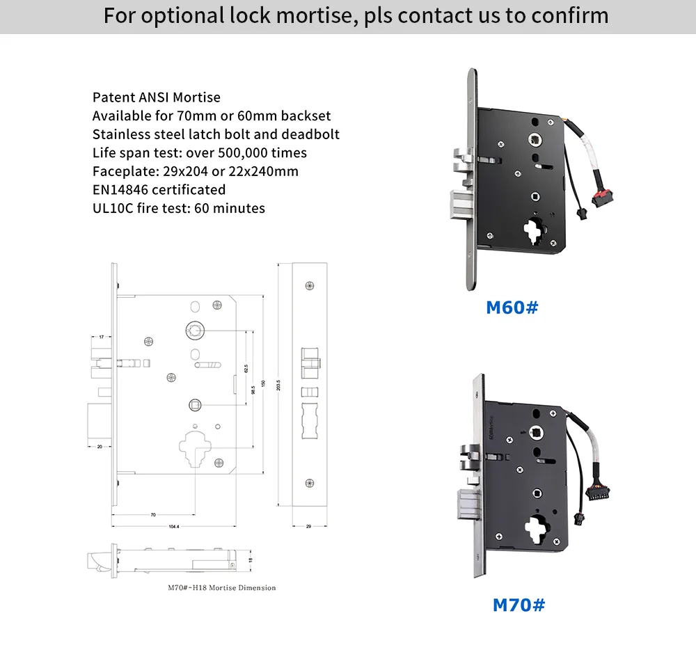 Fingerprint Ttlock Electronic Digital Lock
