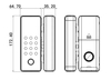 Tuya - System Smart Glass Door Lock with Password and Fingerprint Unlocking Functions