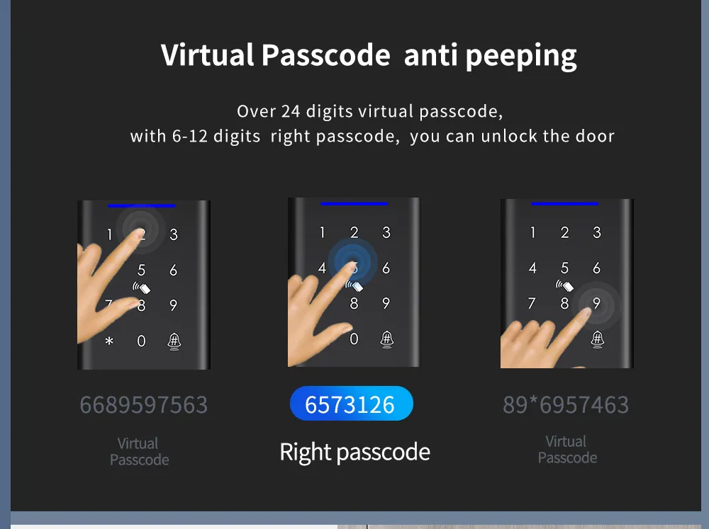 Hot Sale Ttlock APP Remote Control Fingerprint Door Lock