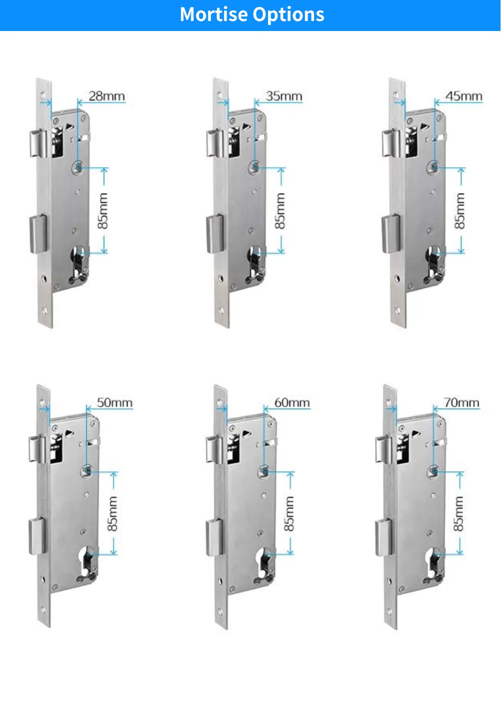 Waterproof Stainless Steel 304 Fingerprint Password Keyless Entry Tuya Samrt Lock