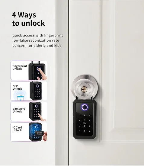 New Design Ttlock WiFi Key Storage Box Home Smart Key Box