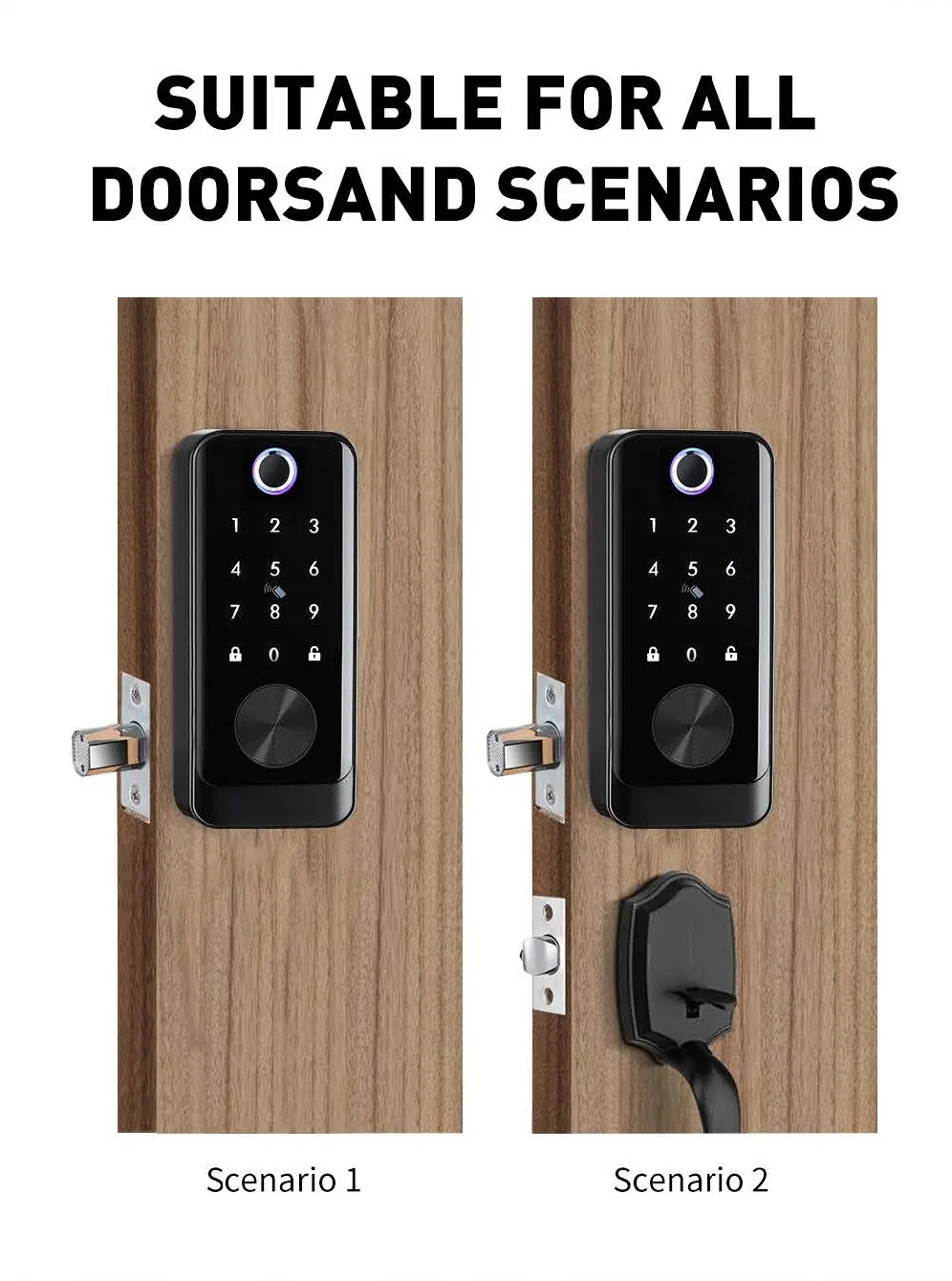 Ttlock APP Remote Control Biometric Fingerprint Password Smart Door Lock