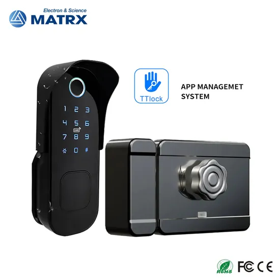 Intelligent Rental Apartment Waterproof Ttlock Tuya Optional Security Rim Lock