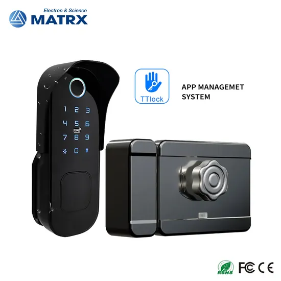 Intelligent Rental Apartment Waterproof Ttlock Tuya Optional Security Rim Lock